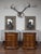 Pair of 1800s Italian Carved Walnut Cabinets with Canted Sides, Drawer and Doors For Sale In Atlanta - Image 6 of 12