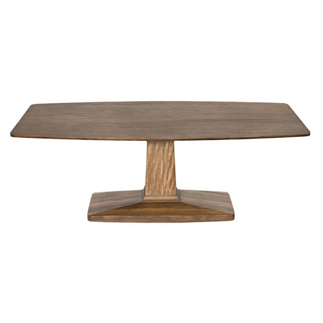 Mid-Century Modern Travis Table, Dark Walnut For Sale - Image 3 of 9