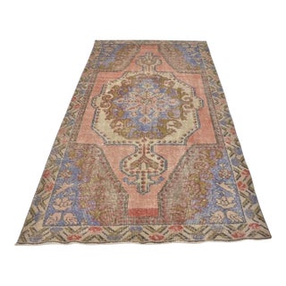 Anatolian Vintage Wool Area Carpet For Sale