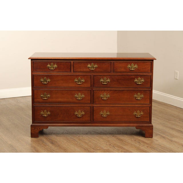 Stickley Chippendale Style Cherry Dresser For Sale - Image 14 of 18