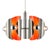 An extraordinary and rare pendant light from the space age era, the 1970s. this beautiful piece has no label, but is...