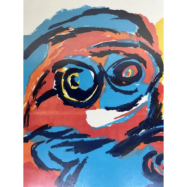 Karel Appel, Abstract Figures, 1960s, Original Lithograph For Sale - Image 4 of 9