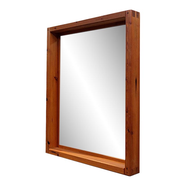 Large Mid-Century Mirror by Roland Wilhelmsson, 1969 For Sale