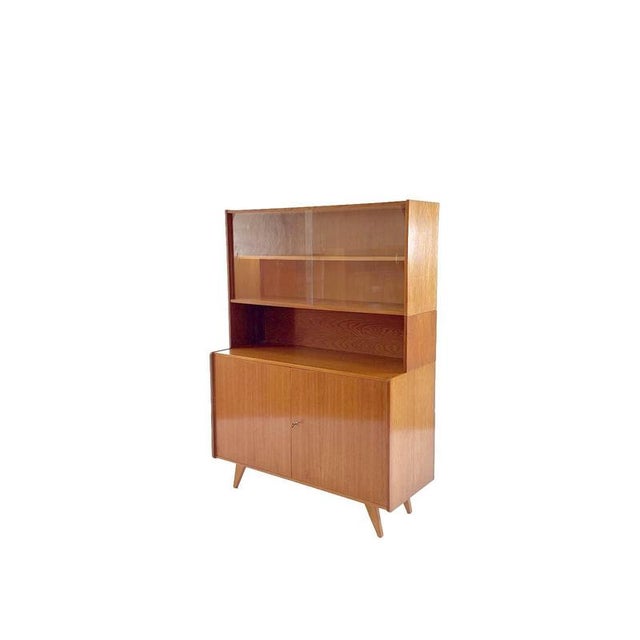 Vintage U-450 Display Cabinet by Jiroutek for Interier Praha, 1960s For Sale - Image 9 of 9