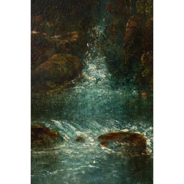 Realism Antique Hawthornden Castle Oil Painting For Sale - Image 3 of 12