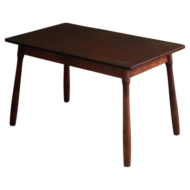 Scandinavian Modern Table in Beech with Club Legs by Arnold Madsen, 1940s For Sale - Image 17 of 17
