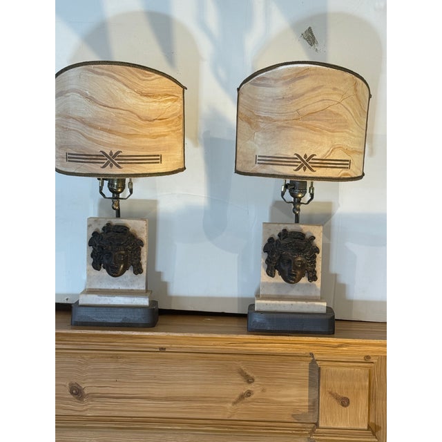 1950s Neoclassical Boudoir Lamps - a Pair For Sale In Greensboro - Image 6 of 9