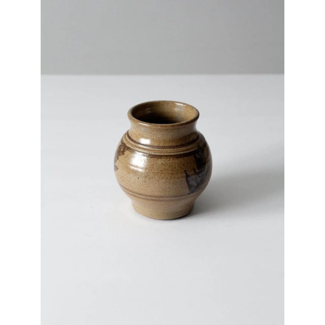 Ceramic Vintage Studio Pottery Vase For Sale - Image 7 of 10