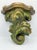 Chinoiserie Vintage Palm Beach Regency Bespoke Parcel Gilt Antiquated Palm Bronze Brackets by Turtle and Crane -a Pair Newly Painted For Sale - Image 3 of 11