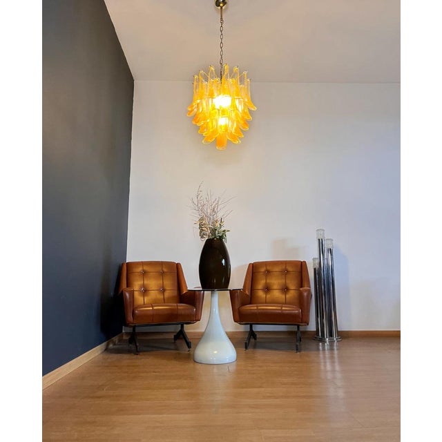 Italian Orange Murano Glass Chandelier, 1990s For Sale - Image 18 of 18
