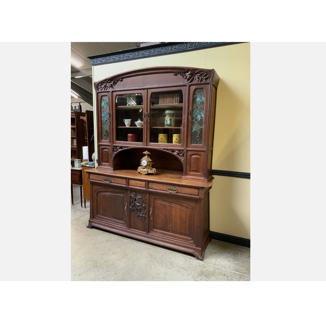 Antique Jugendstil Display Cabinet, 1910 For Sale - Image 9 of 13