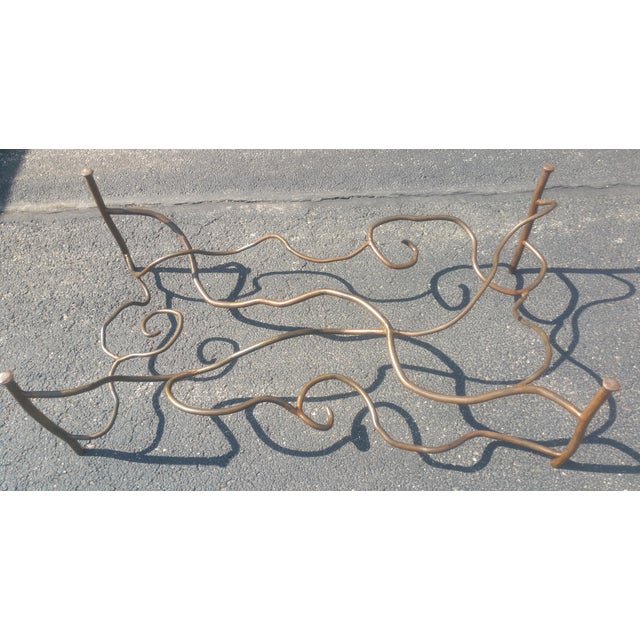 Vintage Eric Powell Bronze and Glass Coffee Table For Sale - Image 16 of 17