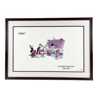 1995 Warner Bros. “Friz” Isadore Freleng Tribute Framed Print For Sale