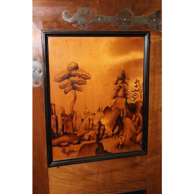 18th Century Swiss Walnut Cabinet with 17 Drawers For Sale - Image 13 of 18
