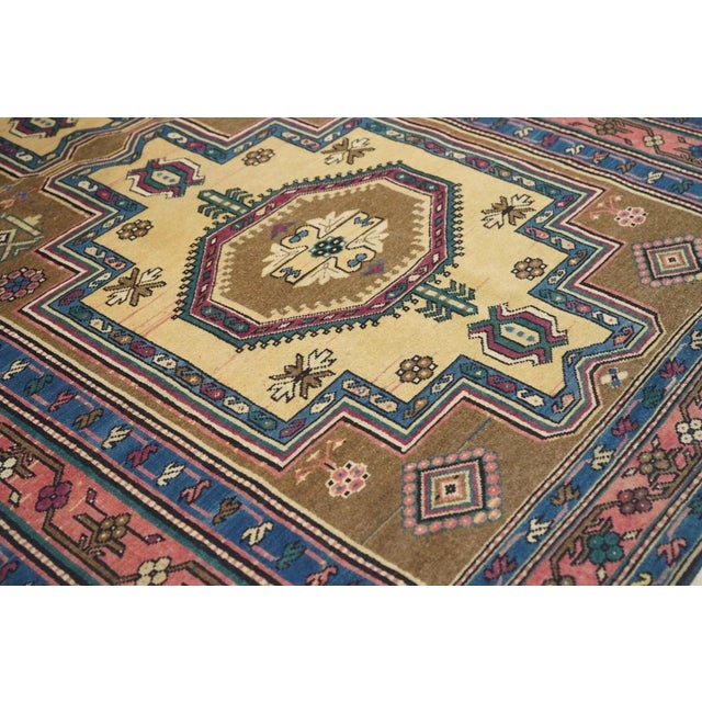 Textile Antique Shirvan Rug 4'1'' x 6'9'' For Sale - Image 7 of 10