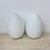 Vintage Egg-Shaped Opaline Glass Table Lamps, 1970s, Set of 2 For Sale - Image 9 of 18