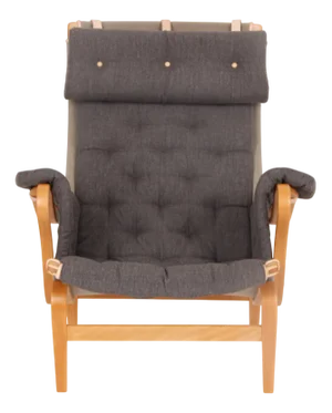 Pernilla 69 Chair with New Kvadrat Wool Fabric by Bruno Mathsson for Dux