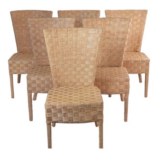 Set of 6 Donghia Style Dining Chairs, Circa 1960s For Sale