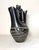 Native American Jane & Starr Santa Clara Pueblo Black Pottery Wedding Jar Vase For Sale - Image 9 of 11