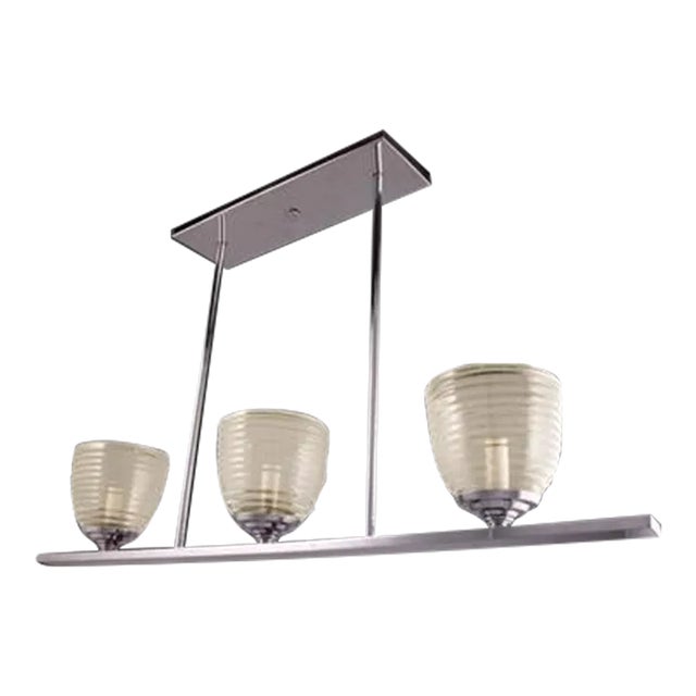 Murine Pendant in Silver Finish For Sale