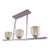 Murine Pendant in Silver Finish For Sale