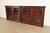 English R. J. Horner Style Antique American Empire Monumental Carved Mahogany Quadruple Bookcase Cabinet, Circa 1890s For Sale - Image 3 of 14