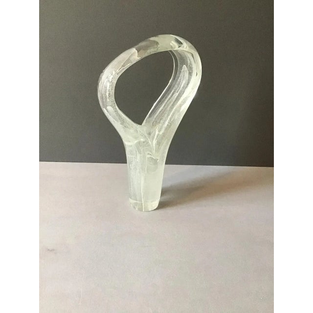 Vintage Modern Glass Sculpture For Sale - Image 4 of 11