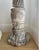 Antique White Pair of Vintage Neoclassical Carved Marble Pedestals With Spiral Columns For Sale - Image 8 of 12