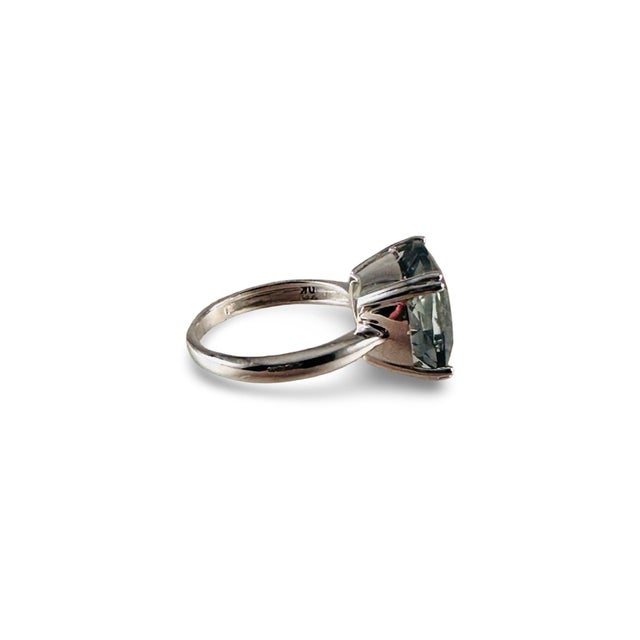 Prasiolite Sterling Silver Ring Sz 6 New ! For Sale In New York - Image 6 of 7