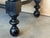 1900-1909 Dark Walnut Carved Spanish Nightstands With Solomonic Legs and Low Shelve For Sale - Image 15 of 15