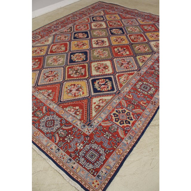 1980s High Quality Approx. 9 X 12 Hand Woven Oriental Rug For Sale - Image 5 of 13