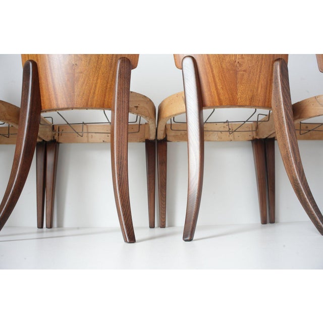 Dining Chairs by Jindrich Halabala for Up Zavody, 1950s, Set of 4 For Sale - Image 15 of 18
