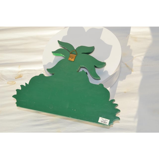 Illustration 1980s Children's Wildlife Jungle Wall Peg Towel Rack For Sale - Image 3 of 5