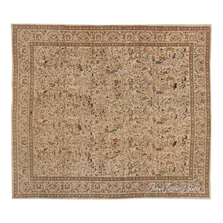 Fine Antique Persian Tabriz Animal, Botanic Handmade Wool Rug For Sale