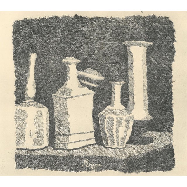 Giorgio Morandi, Still Life Lithograph For Sale - Image 3 of 8