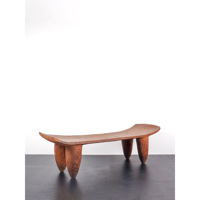 African Senufo Wooden Bench, 1950s For Sale - Image 9 of 9