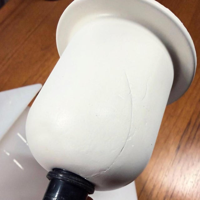 White Farfalle Pendant Lamp by Des-in Line for Lamperti, 1980s For Sale - Image 8 of 11