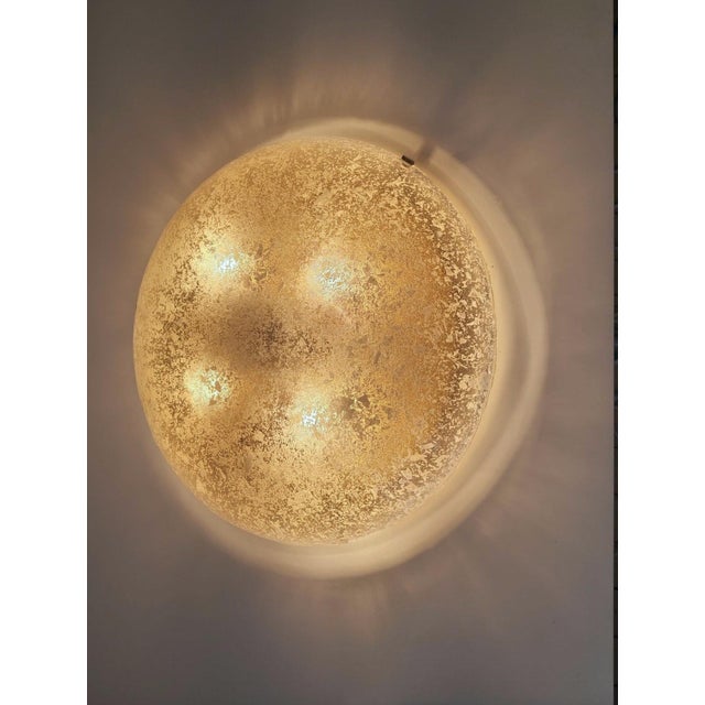 Large Murano Speckled Glass Ceiling Lamp by Egon Hillebrand for Hillebrand Leuchten, Germany, 1970s For Sale - Image 14 of 18