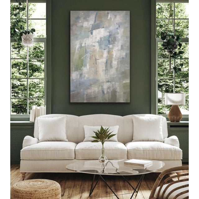 Contemporary Contemporary Abstract Original Oil Painting For Sale - Image 3 of 12