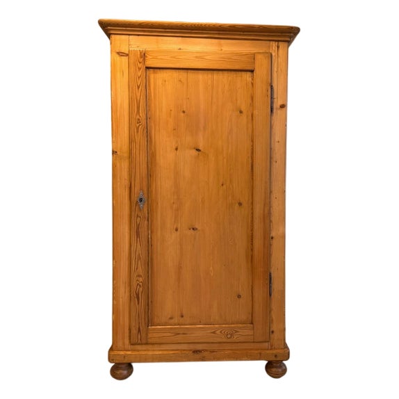 Farmhouse Cabinet in Natural Wood For Sale