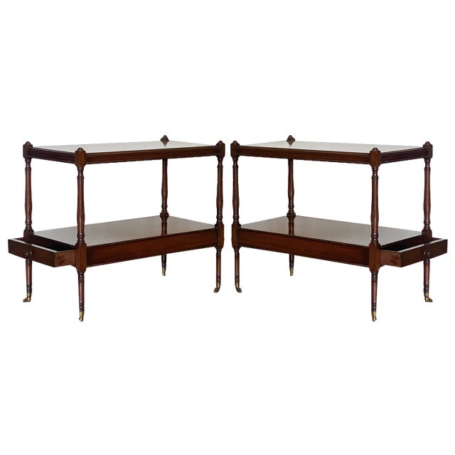 Mahogany Coffee Tables, 1960s, Set of 2 For Sale