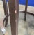Wood Dark Mahogany Finish & Majilite Cream Nytex Upholstered Levant Barstools Set of 5 From the Madeline Stuart Collection For Sale - Image 7 of 12