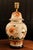 Cream Vintage Spanish Hand-Painted Porcelain Lamp with Floral Motifs, 1950s For Sale - Image 8 of 8
