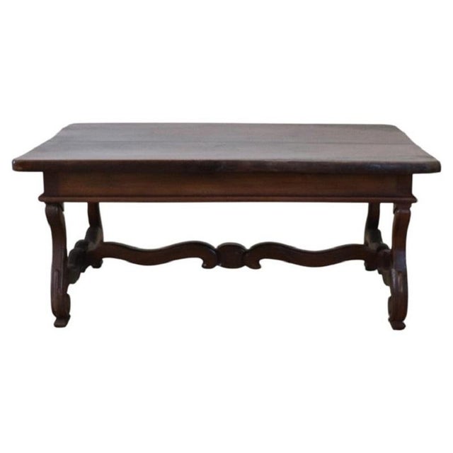 Early 20th Century Coffee Table in Walnut For Sale - Image 13 of 13
