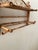 Vintage Boho Scorched Bamboo Wall Shelf Bathroom Organizer For Sale In Chicago - Image 6 of 8