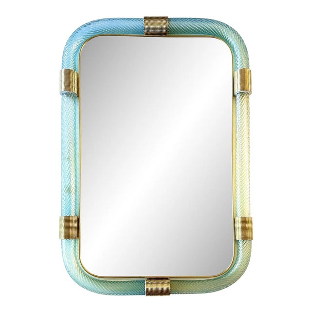 Murano Glass Wall Mirror by Simoeng for Simoeng For Sale - Image 8 of 8