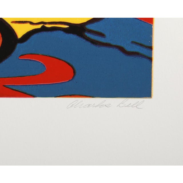 A hand-signed and numbered silkscreen print by American Photorealist, Charles Bell. This colorful work features the...