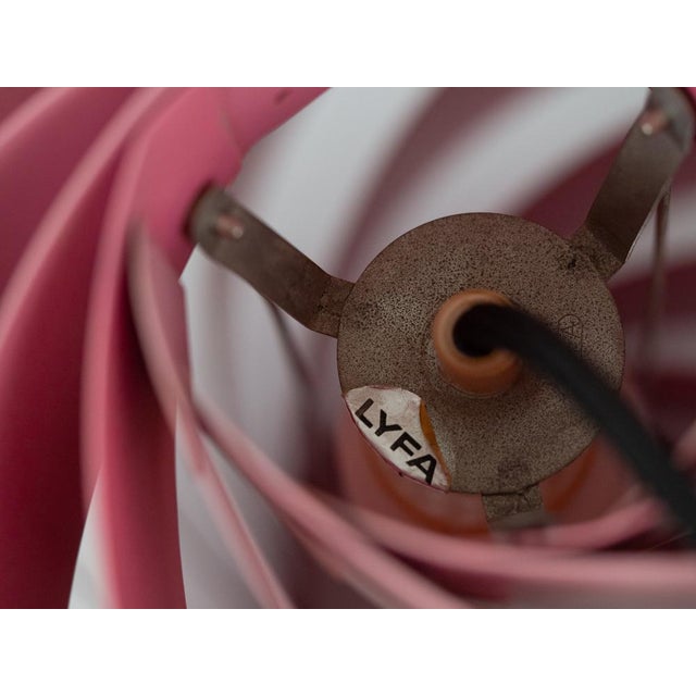 Vintage Danish Turbo Pendant Lamp by Louis Weisdorf for Lyfa, 1965 For Sale - Image 14 of 15