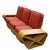 Mid-Century Modern Restored Mid-Century10 Strand Square Pretzel Rattan 3-Seater Sectional Sofa For Sale - Image 3 of 5