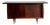 Vintage American Mid Century Modern Walnut Credenza, Sliding Door Sideboard, Media Console, Tv Stand & Record Cabinet For Sale